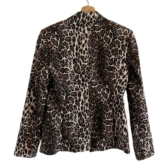 A.L.C.‎ Alton Blazer Women’s Size 4 Double Breasted Leopard Print Gold Buttons - Picture 5 of 10
